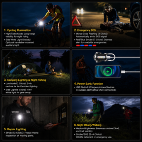 Fuzzlebee Aprimim™ | Mini Rechargeable LED Emergency Light | Key Chain
