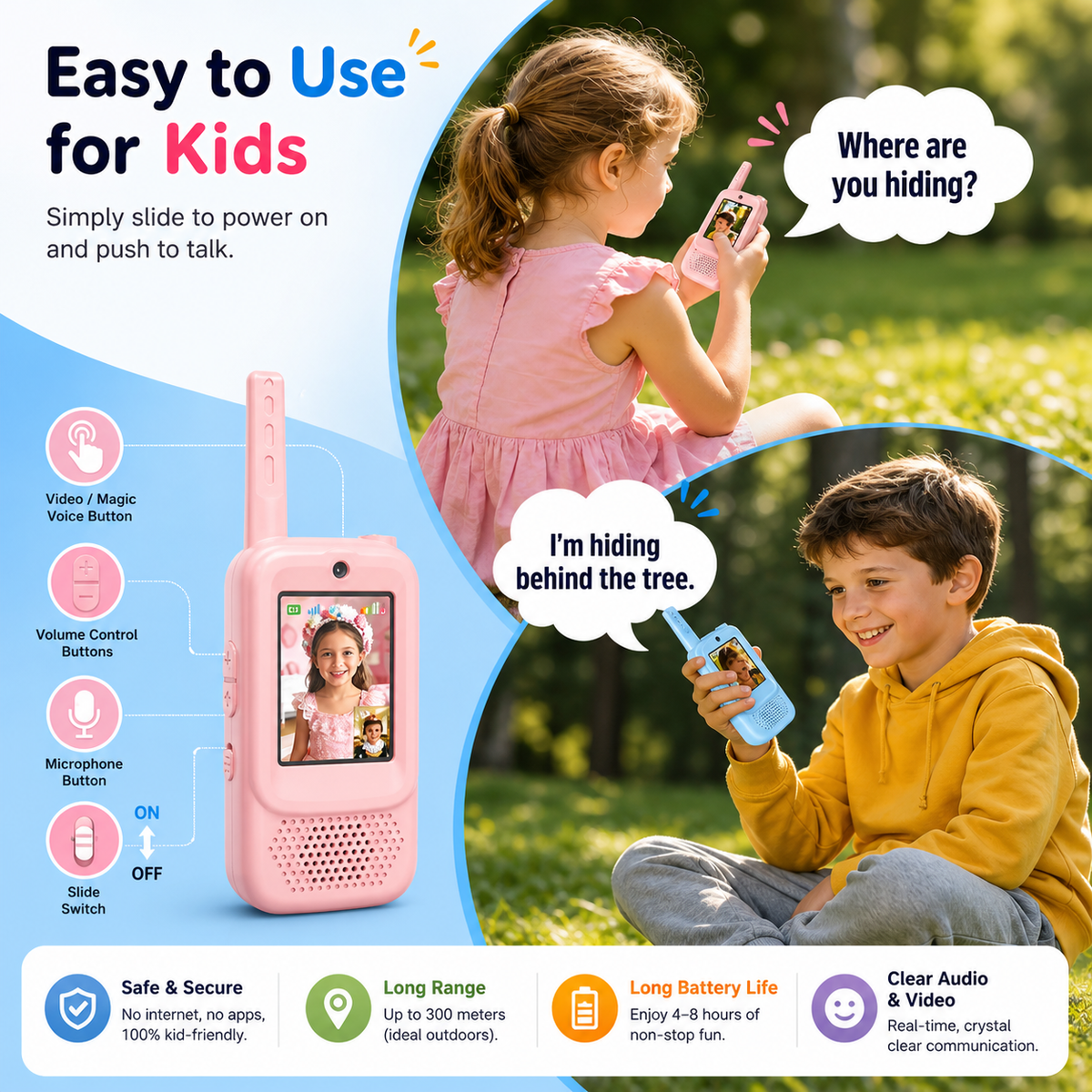 Kids Video Walkie Talkie